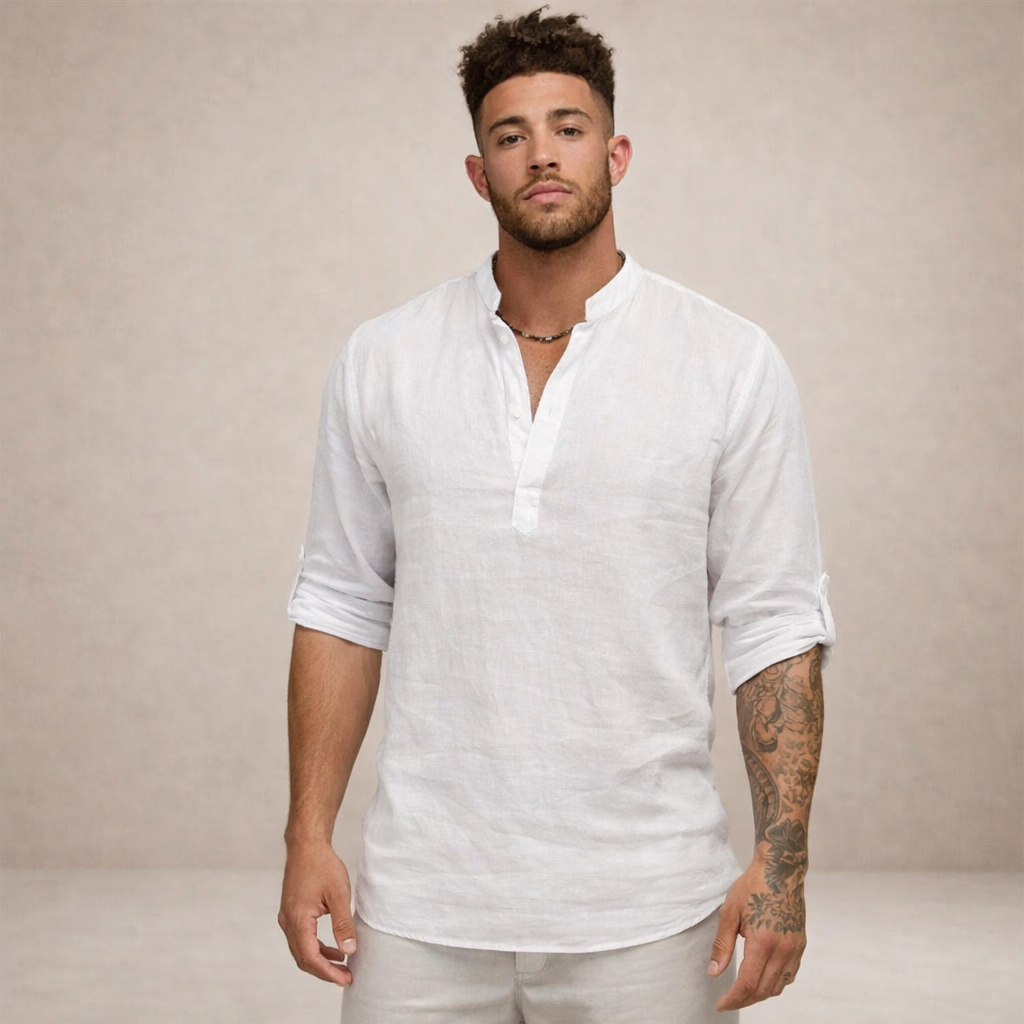 Rufus | Men's Stand Collar Summer Shirt