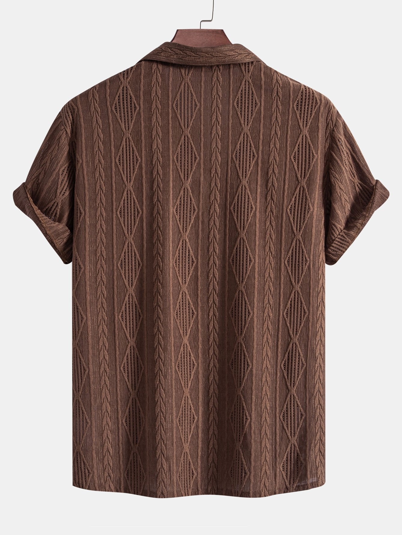 Bertie | Men's Textured Short Sleeve Summer Shirt
