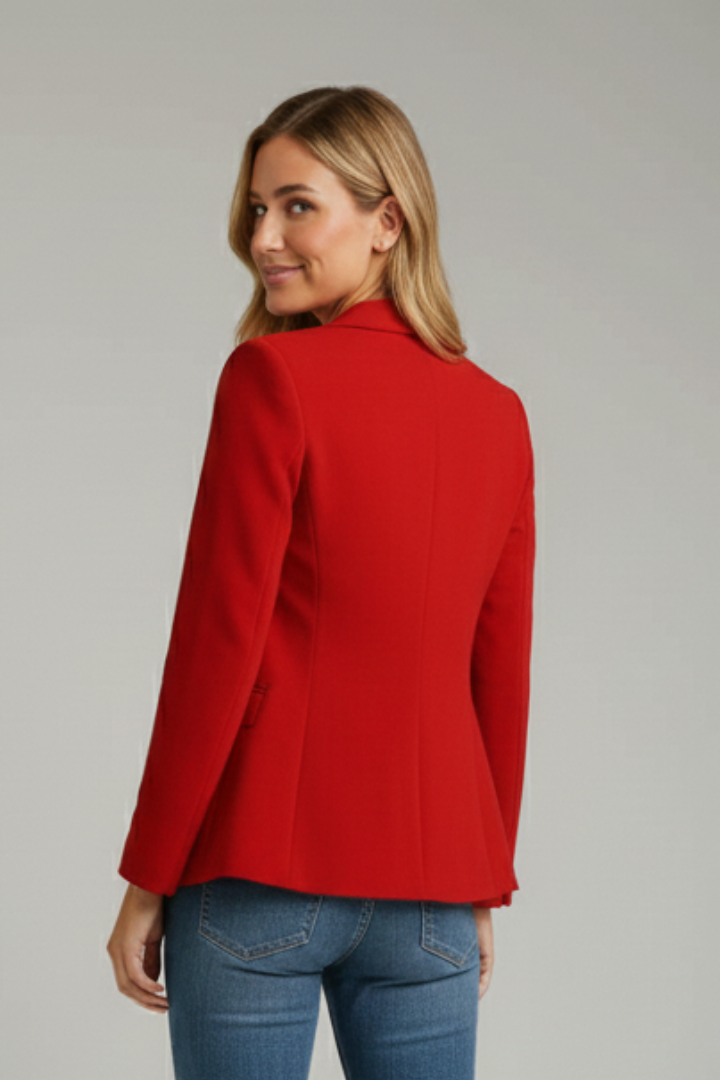 Audrey | Women's Notched Lapel Single Button Blazer