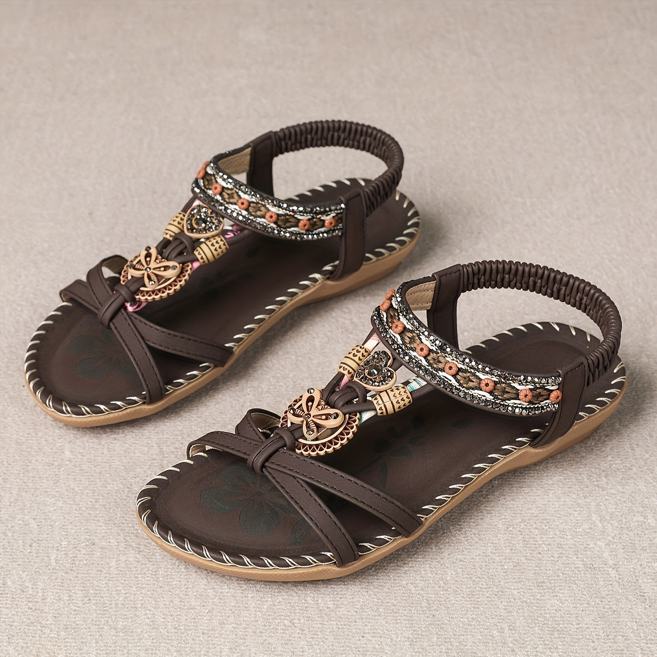 Wren | Women's Boho Flat Summer Sandals