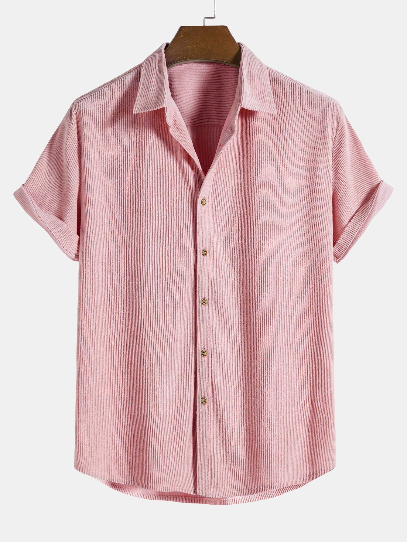 Ambrose | Men's Geometric Eyelet Cuban Collar Shirt