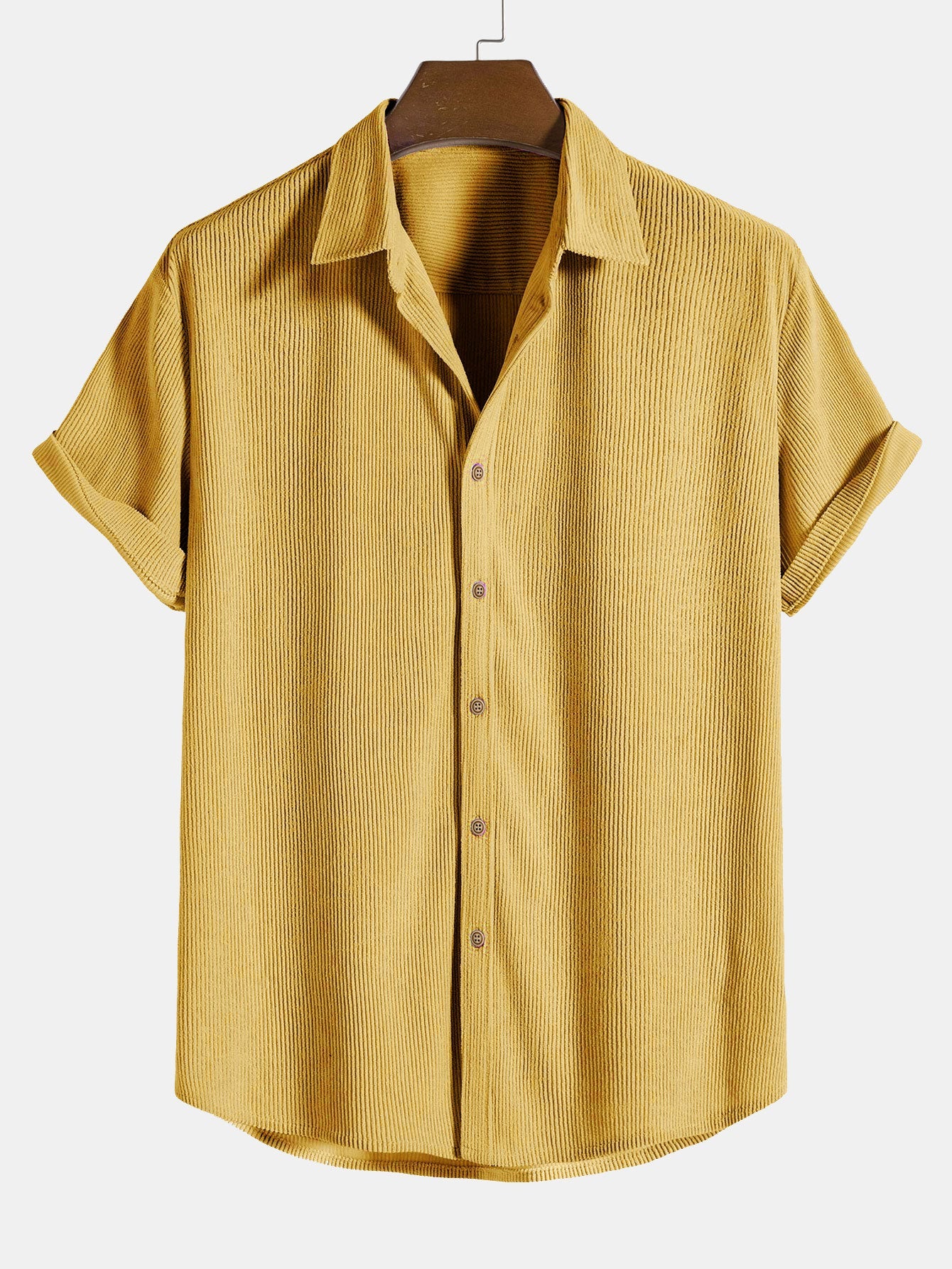 Ambrose | Men's Geometric Eyelet Cuban Collar Shirt
