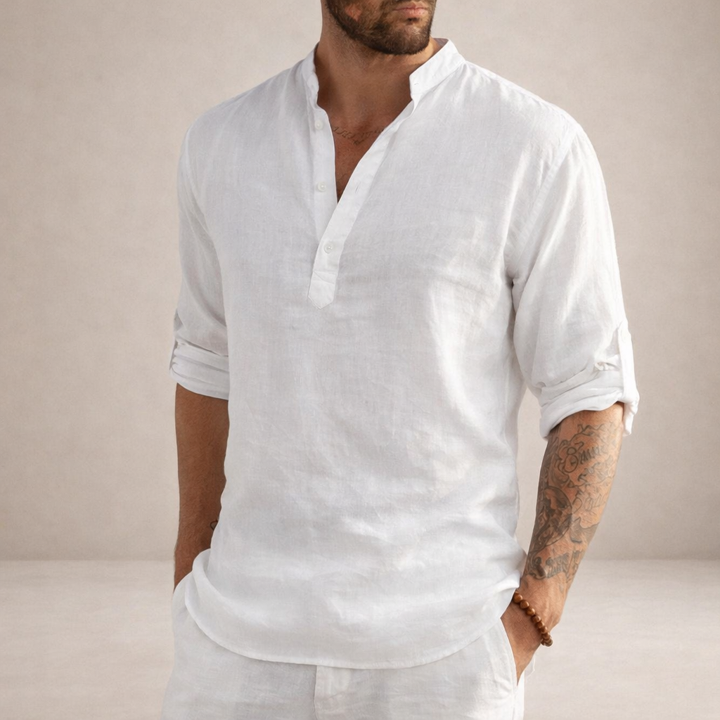 Rufus | Men's Stand Collar Summer Shirt