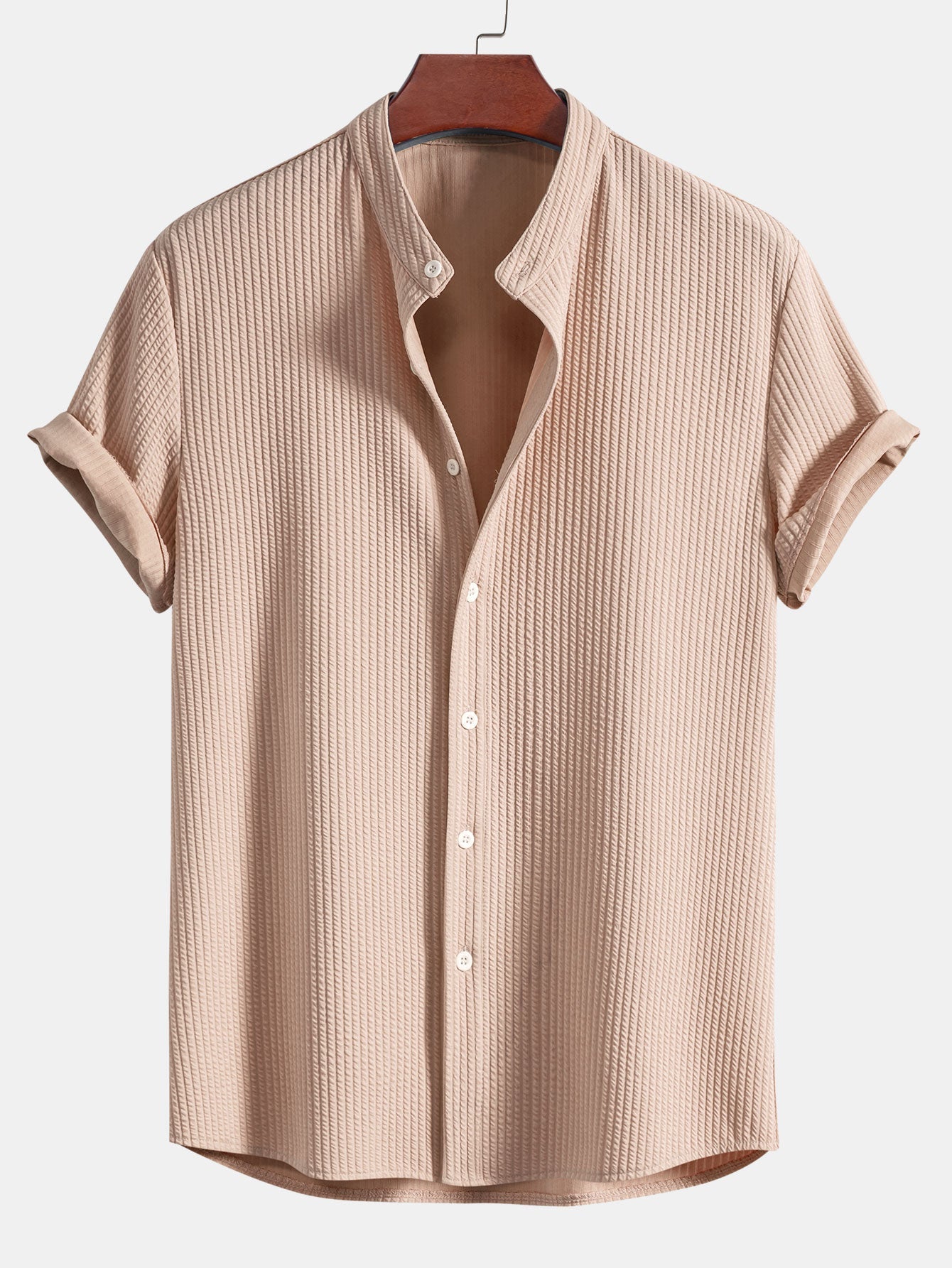 Cecil | Men's Muscle Fit Ribbed Summer Shirt