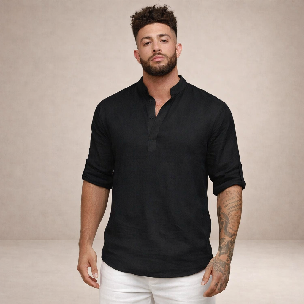 Rufus | Men's Stand Collar Summer Shirt