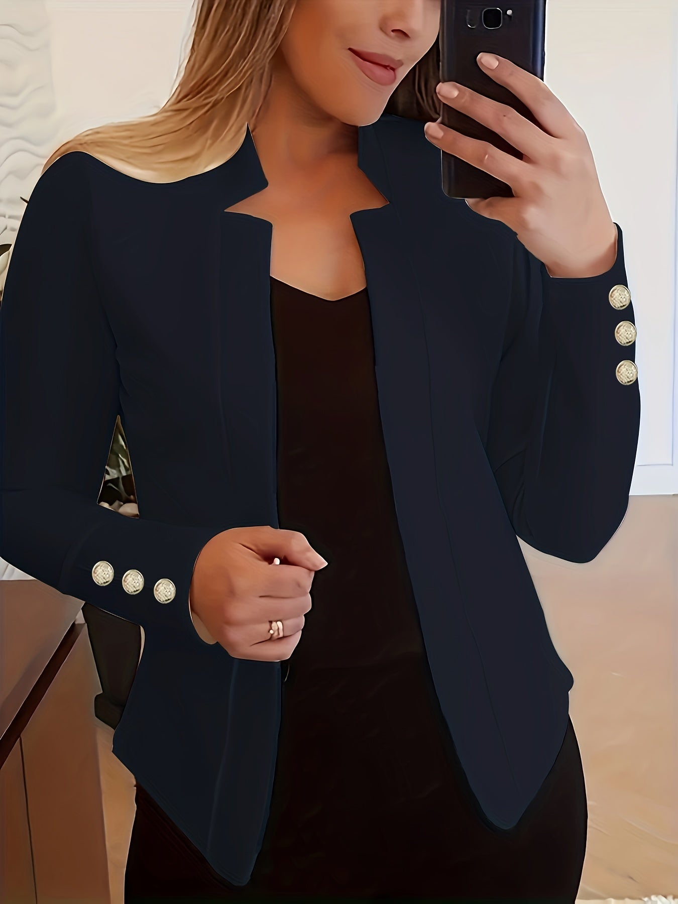 Agatha | Women's Open Front Tailored Blazer