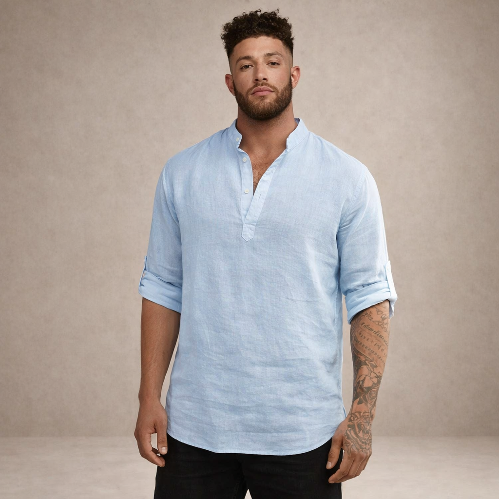 Rufus | Men's Stand Collar Summer Shirt