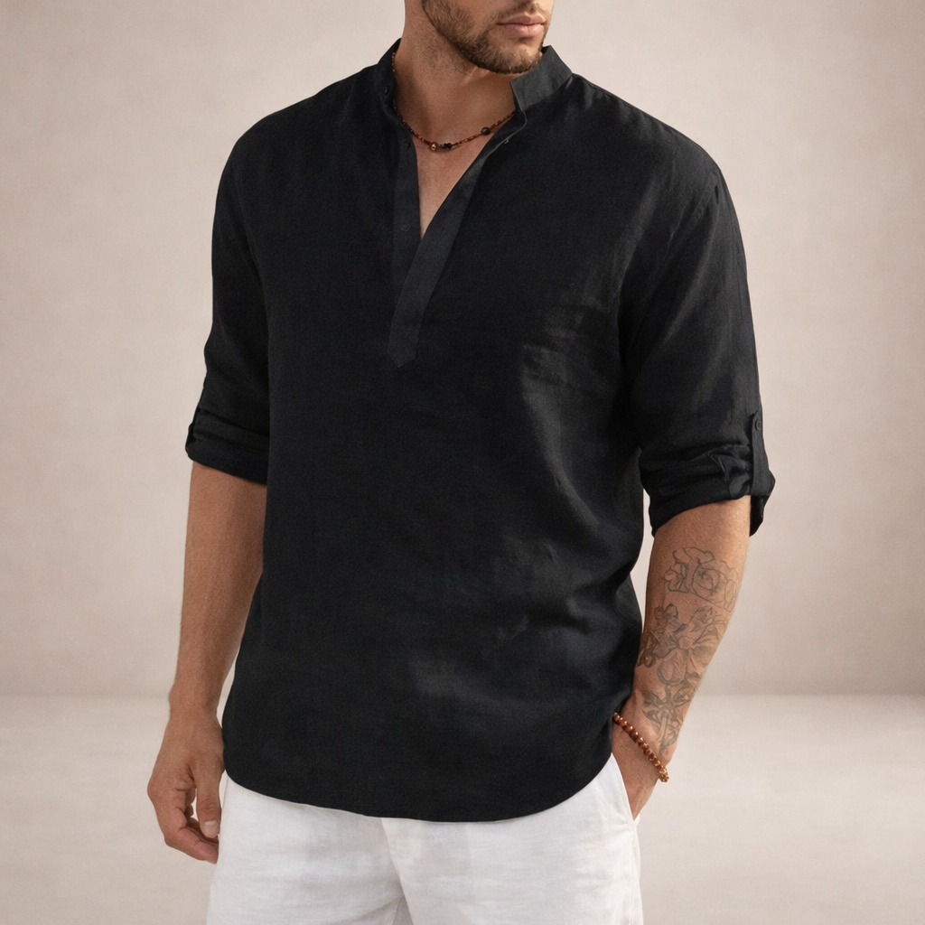 Rufus | Men's Stand Collar Summer Shirt