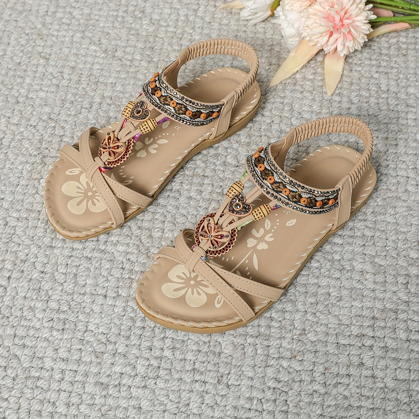 Wren | Women's Boho Flat Summer Sandals