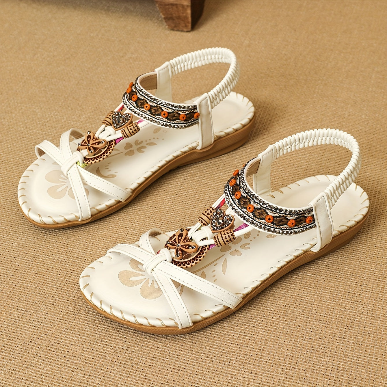 Wren | Women's Boho Flat Summer Sandals