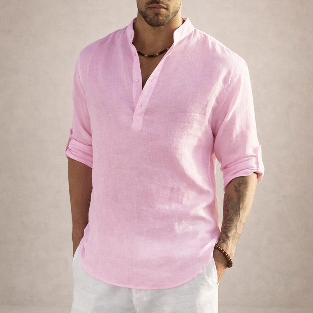 Rufus | Men's Stand Collar Summer Shirt