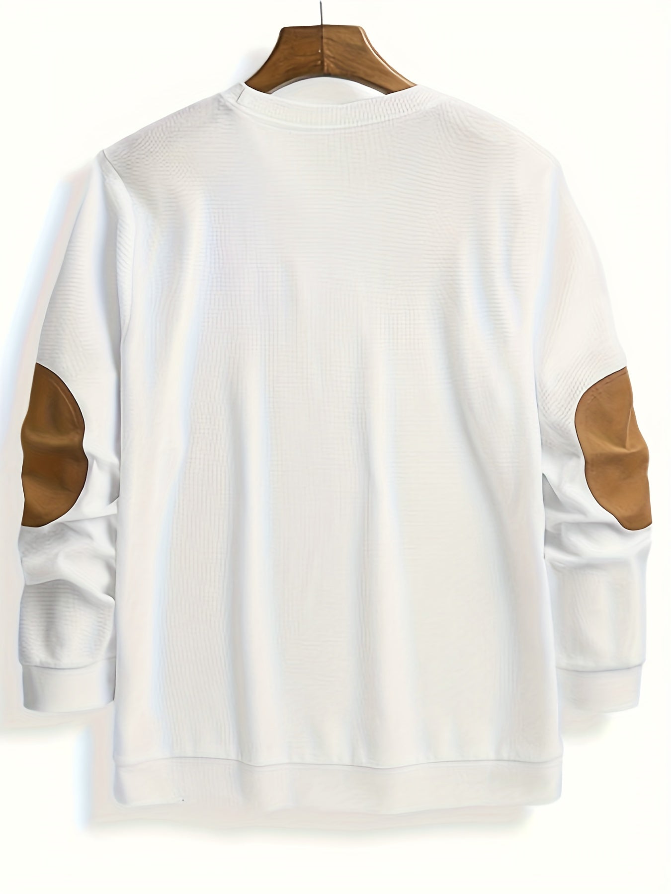 Aaron | Men's Textured Elbow-Patch Pullover