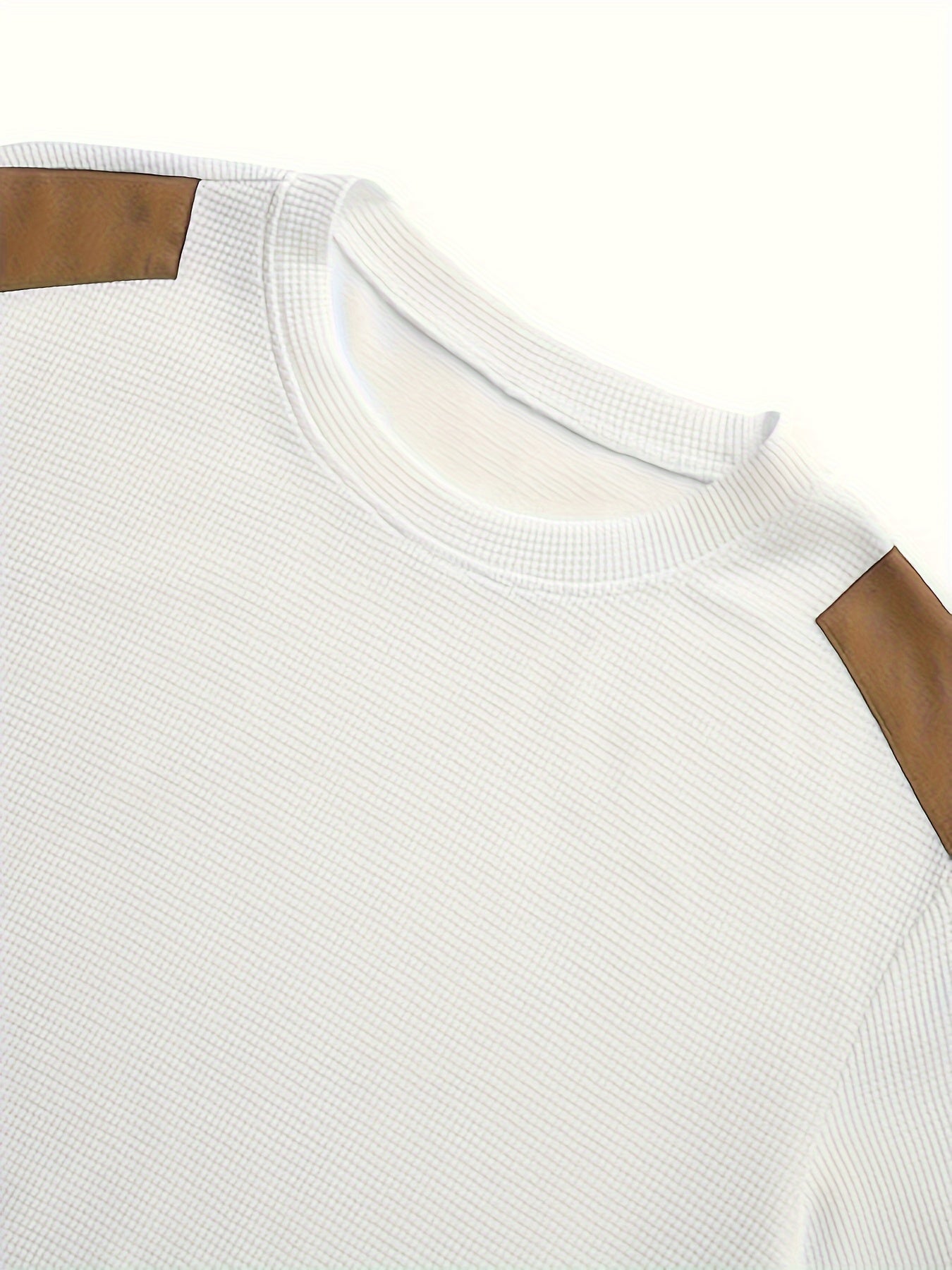 Aaron | Men's Textured Elbow-Patch Pullover