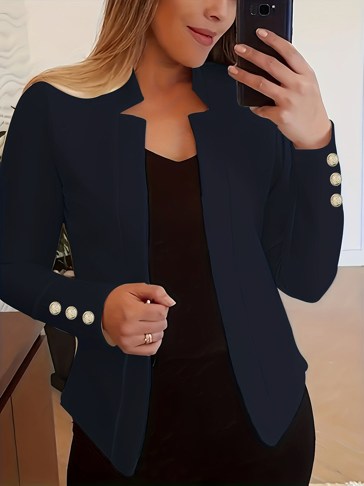 Agatha | Women's Open Front Tailored Blazer
