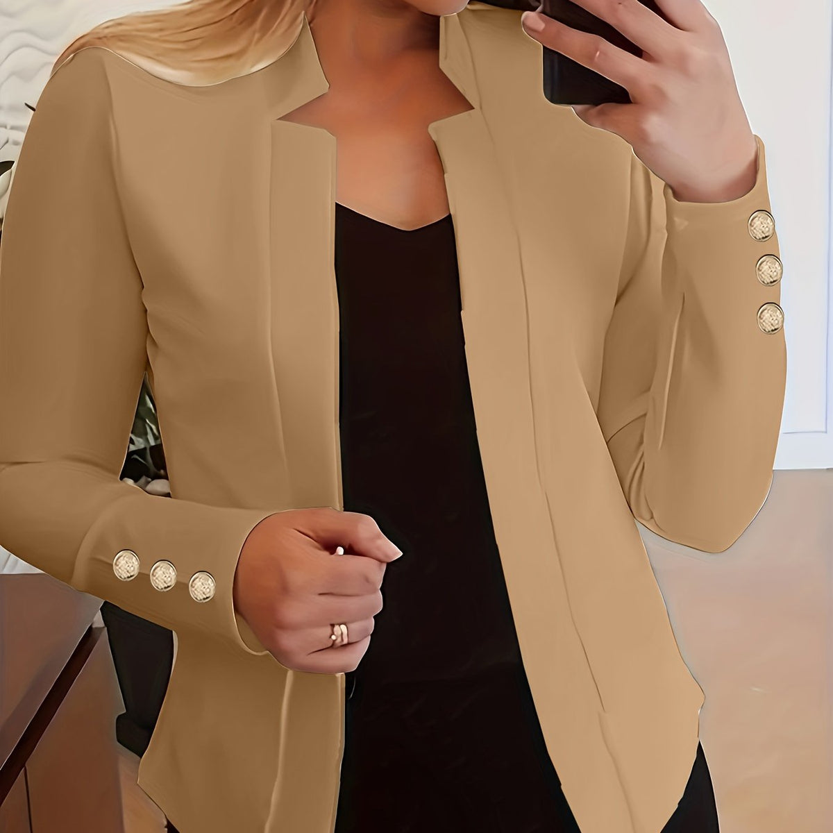 Agatha | Women's Open Front Tailored Blazer