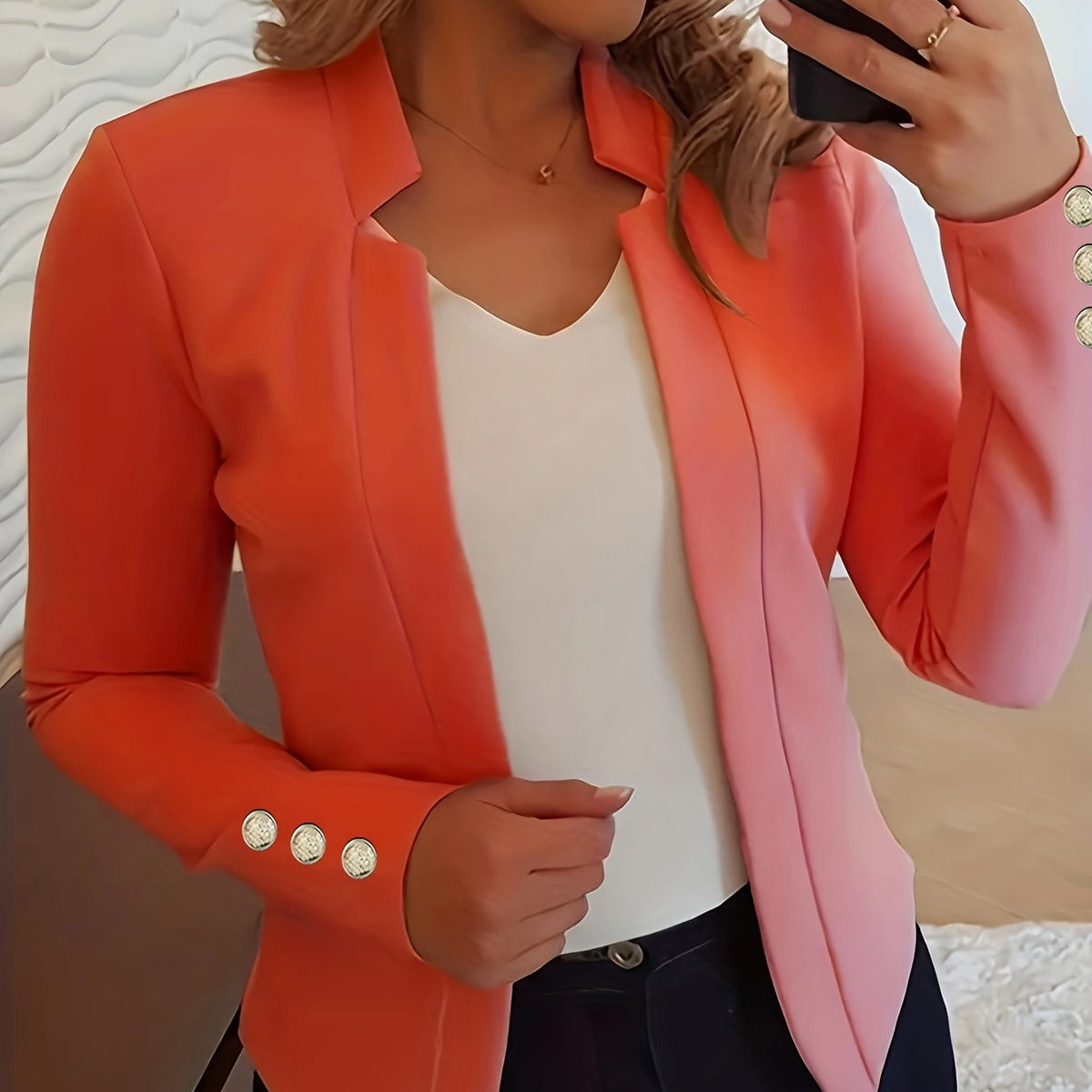 Agatha | Women's Open Front Tailored Blazer