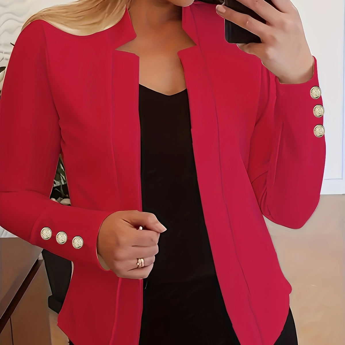 Agatha | Women's Open Front Tailored Blazer