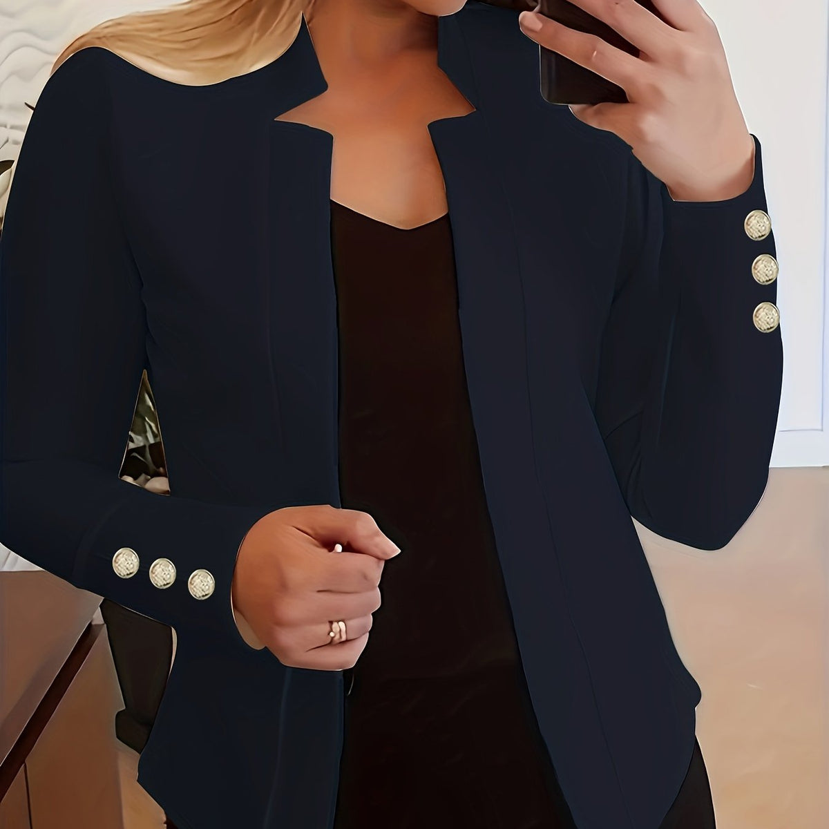 Agatha | Women's Open Front Tailored Blazer