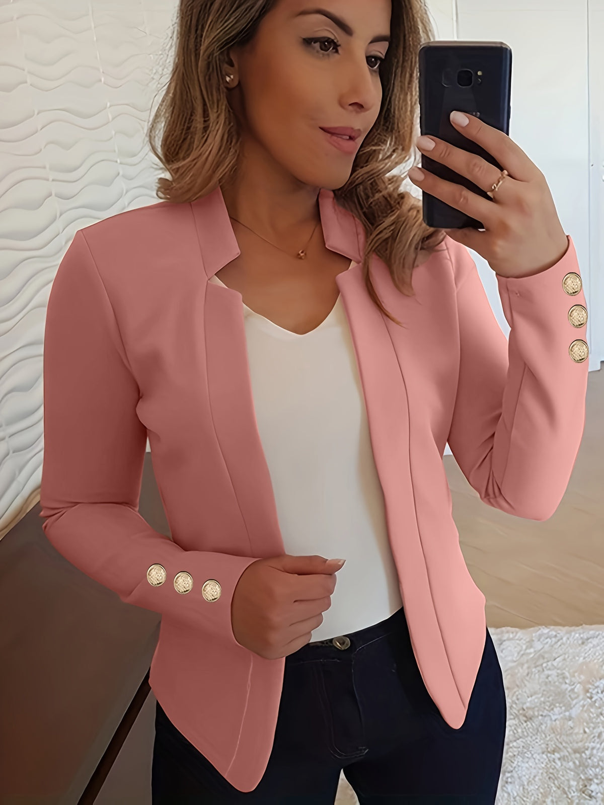 Agatha | Women's Open Front Tailored Blazer