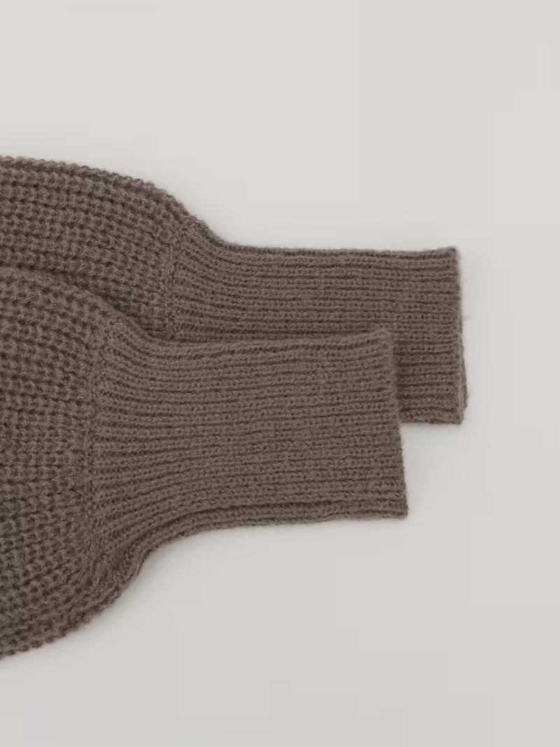 Amelia | Women's Deep V-Neck Ribbed Knit Open Front Cardigan