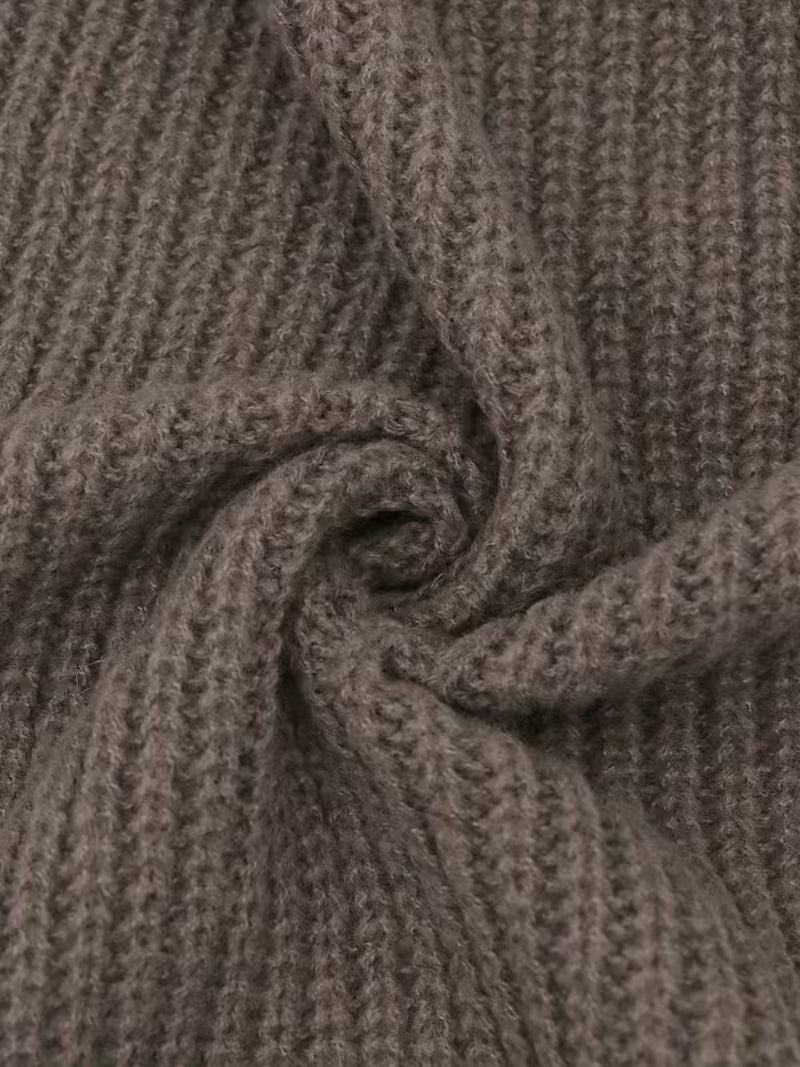 Amelia | Women's Deep V-Neck Ribbed Knit Open Front Cardigan
