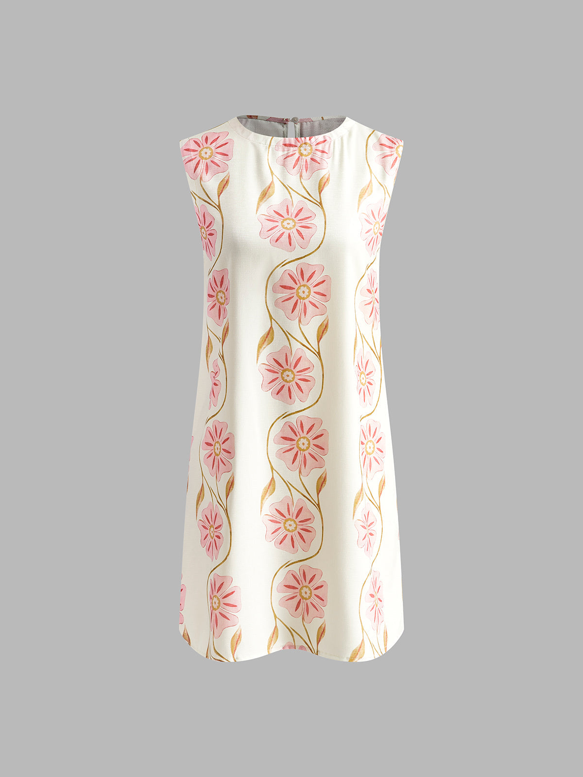 Bess | Women's Sleeveless Floral Mini Summer Dress