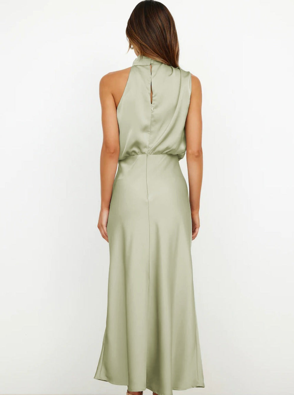 Briony | Women's Elegant Halter Neck Maxi Wedding Guest Dress
