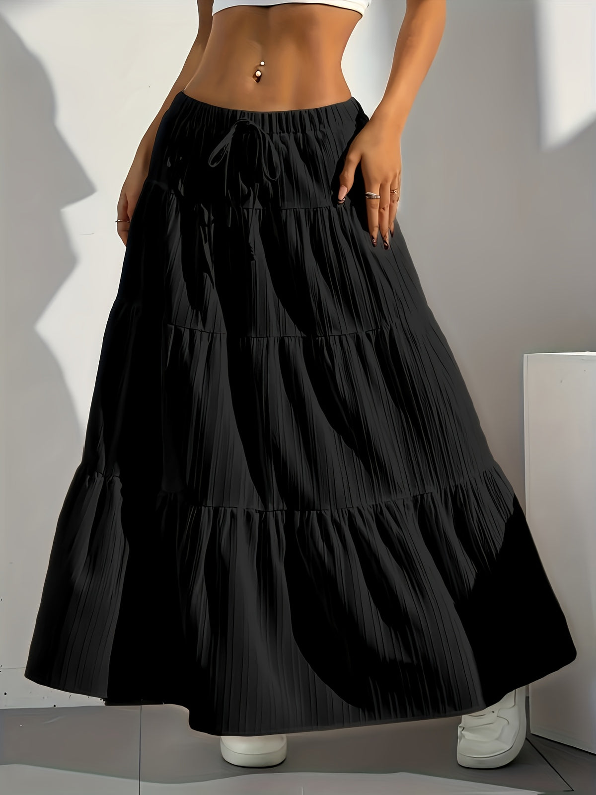 Lilian | Women's Tie-Back Flared Summer Skirt