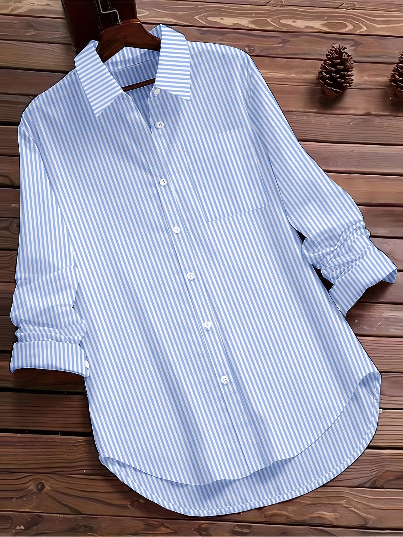 Clarice | Women's Striped Long Sleeve Shirt