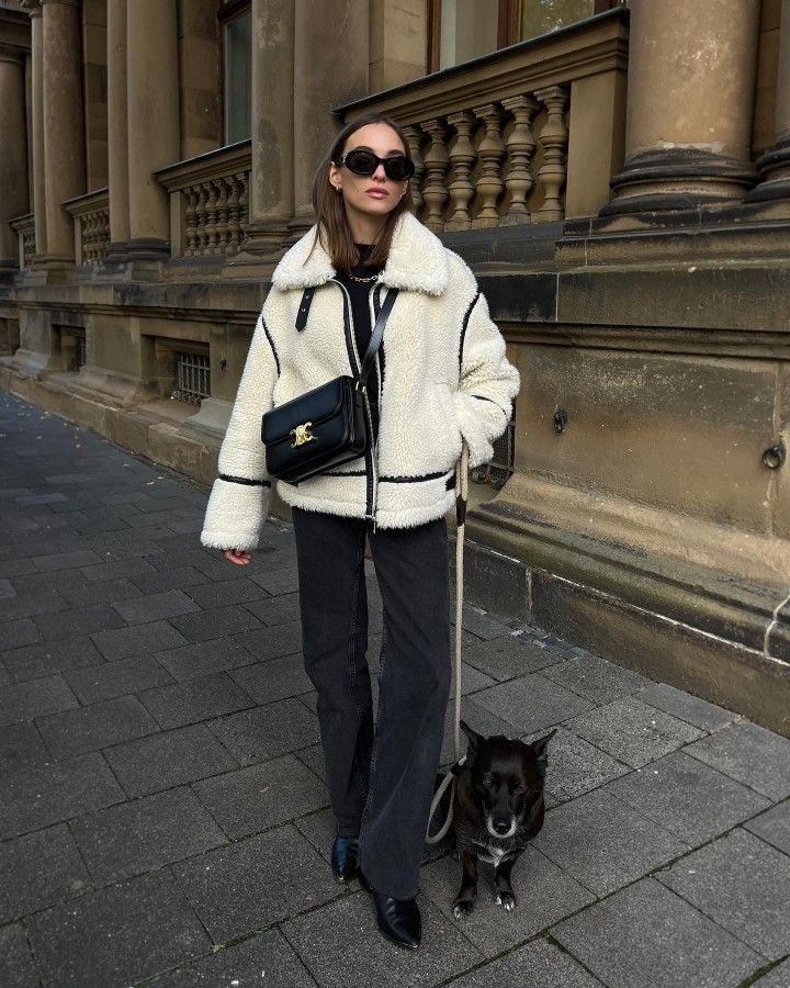 Cynthia | Women's Oversized Teddy Jacket