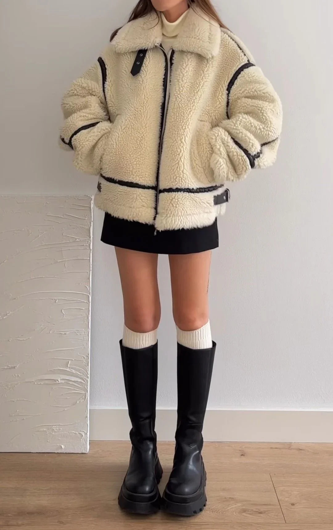 Cynthia | Women's Oversized Teddy Jacket