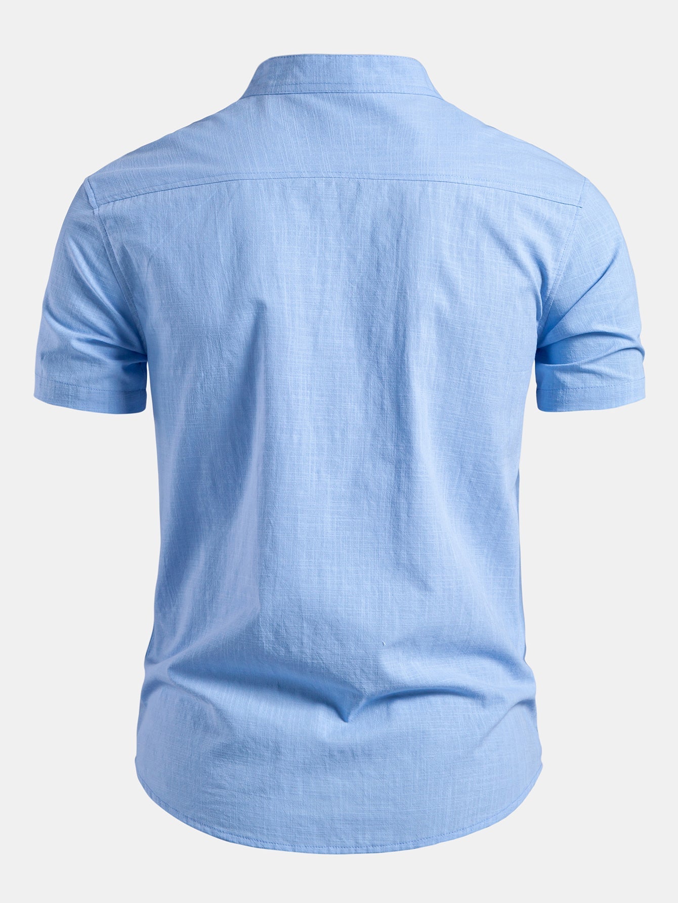 Digby | Men's Stand Collar Short Sleeve Summer Shirt