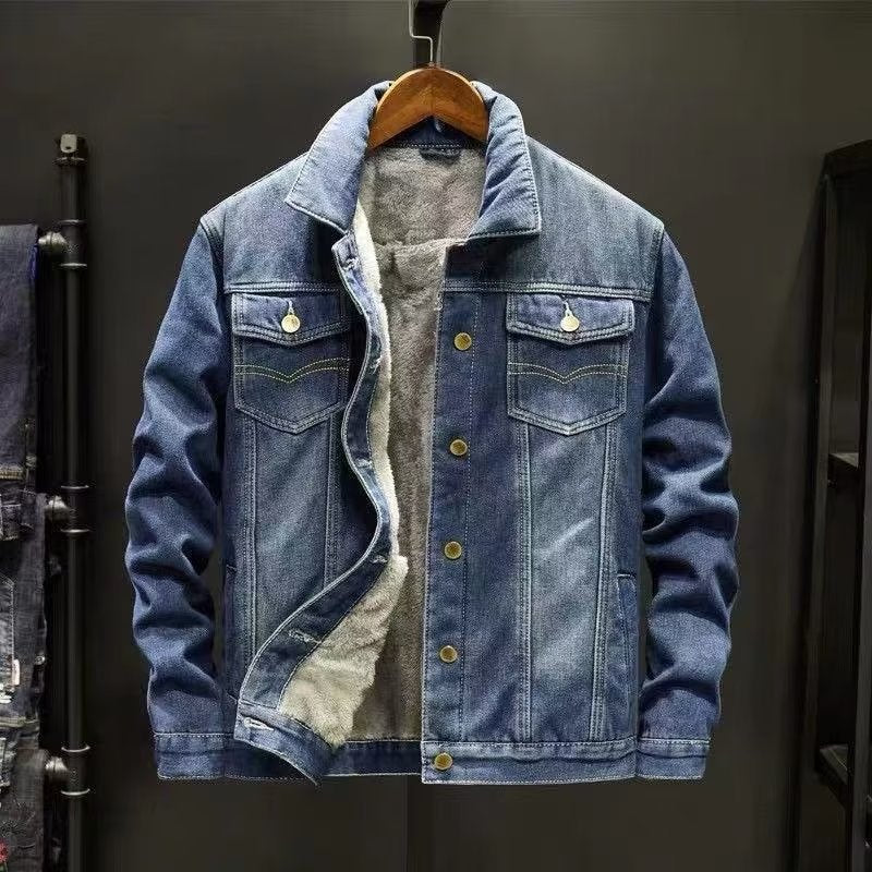 Edmund | Men's Fleece-Lined Trucker Jacket