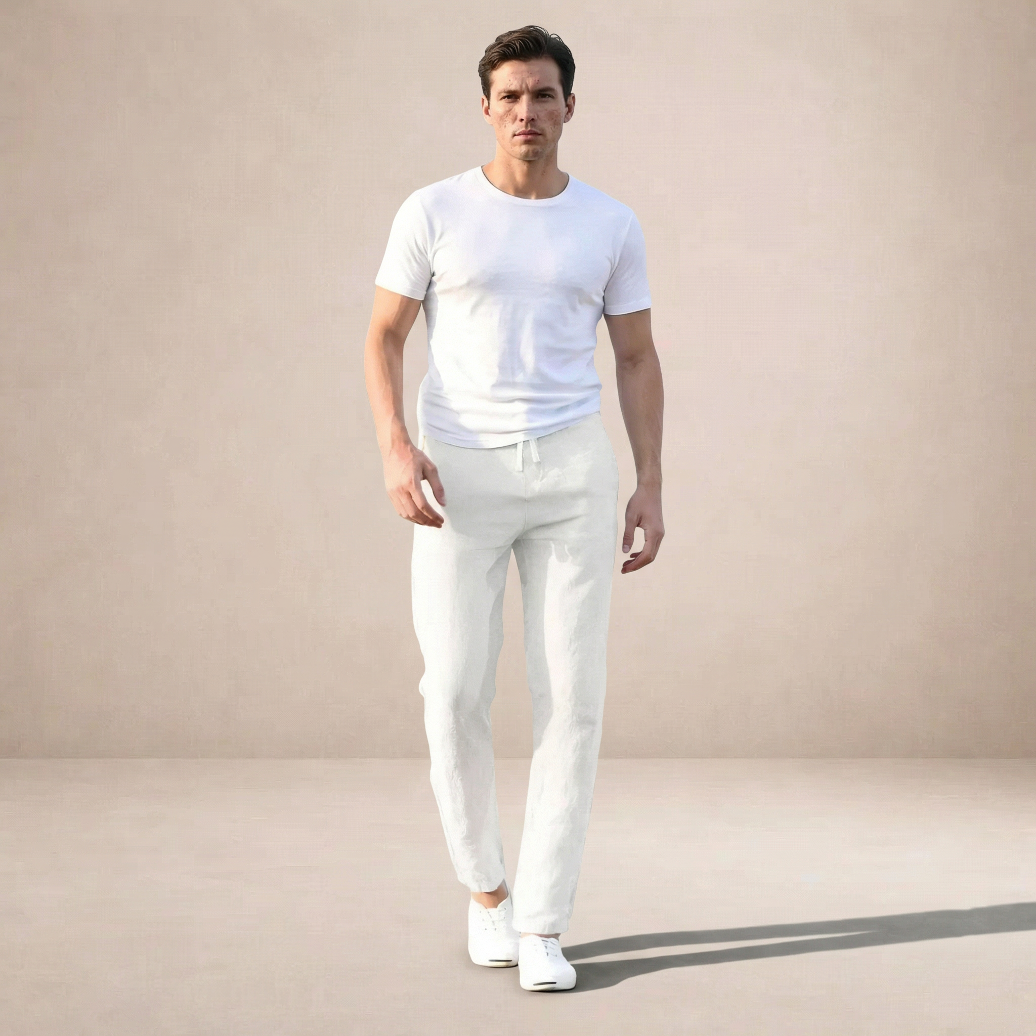 Edward | Men's Straight Leg Summer Trousers