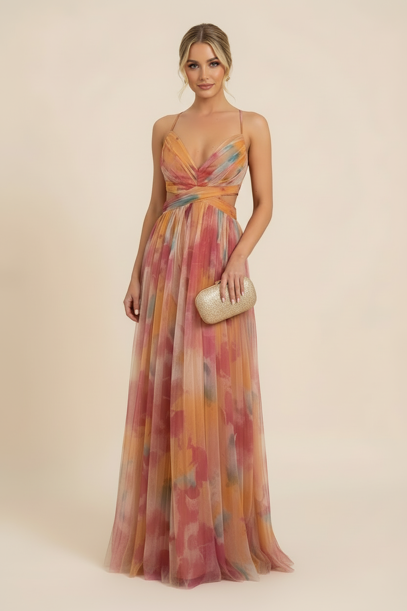 Elena | Elegant Sleeveless Maxi Dress for Special Occasions