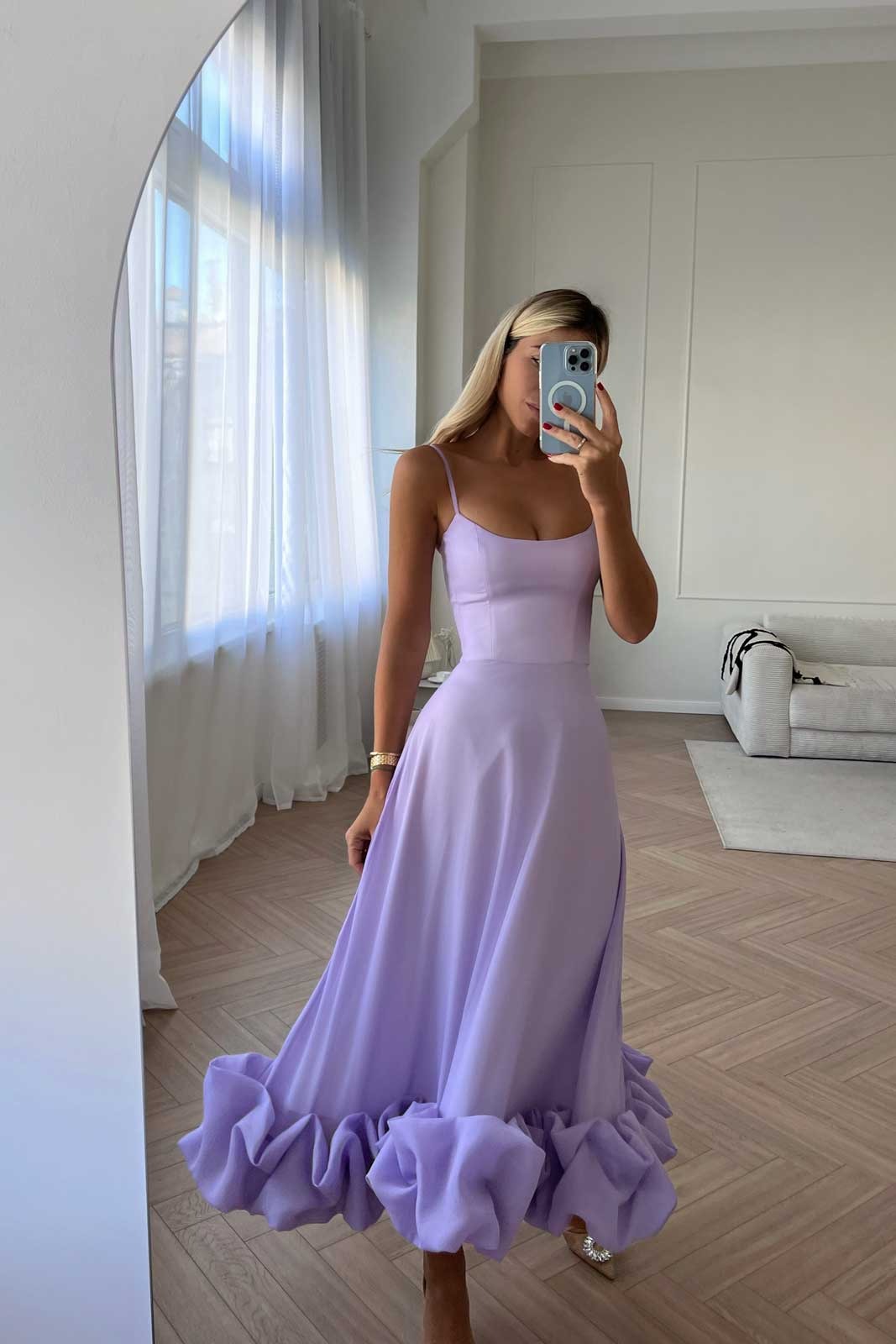 Heather | Women’s Sleeveless Twirl Midi Dress
