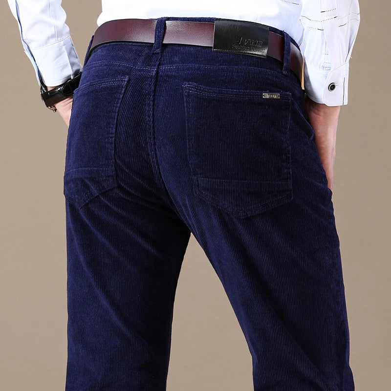 James | Men's Straight Leg Corduroy Trousers