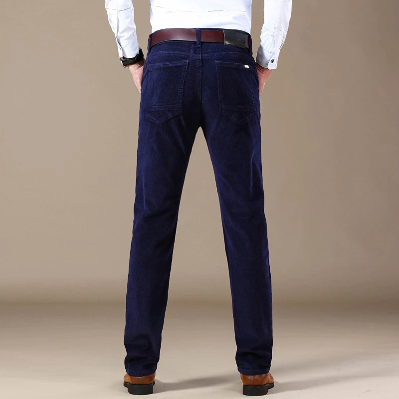 James | Men's Straight Leg Corduroy Trousers