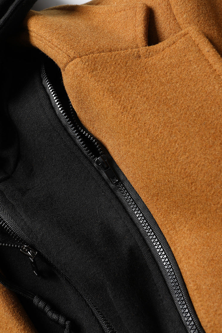 Jefferson | Men's Wool Detachable Hood Winter Overcoat