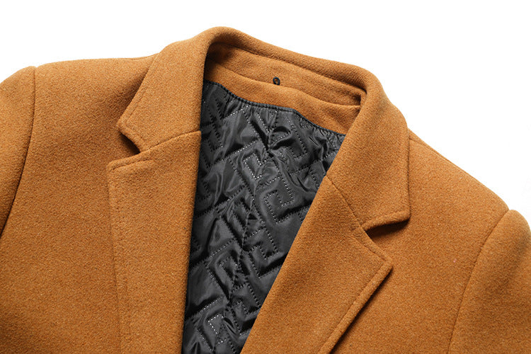 Jefferson | Men's Wool Detachable Hood Winter Overcoat