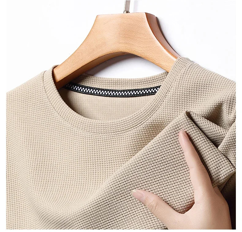 Julian | Men's Waffle Round Neck Summer T-Shirt