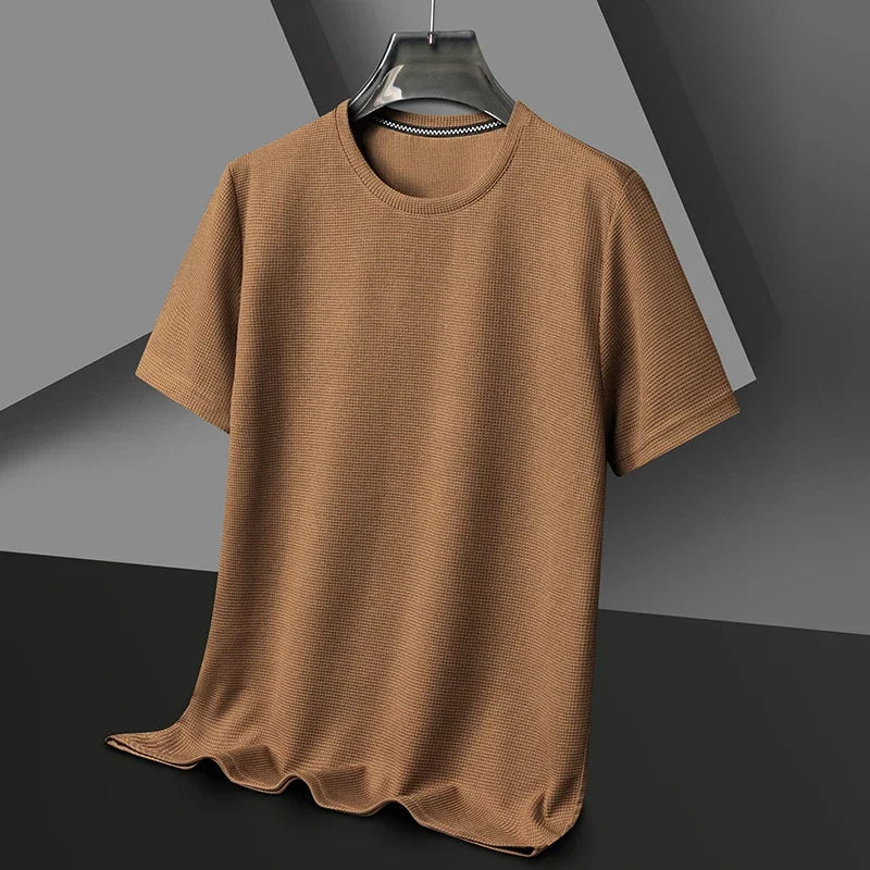 Julian | Men's Waffle Round Neck Summer T-Shirt