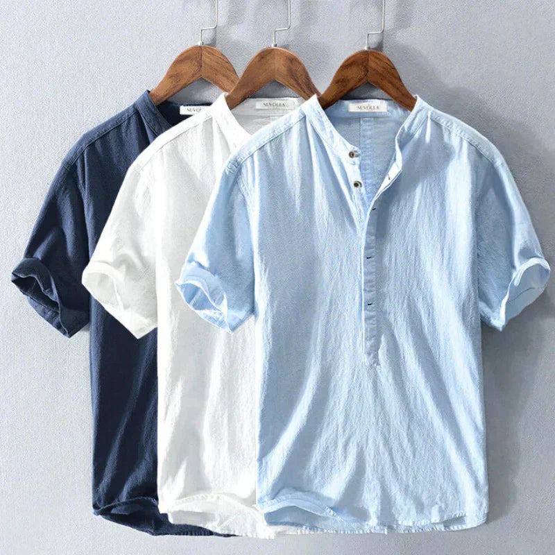 Londen | Men's Open Collar Shirt