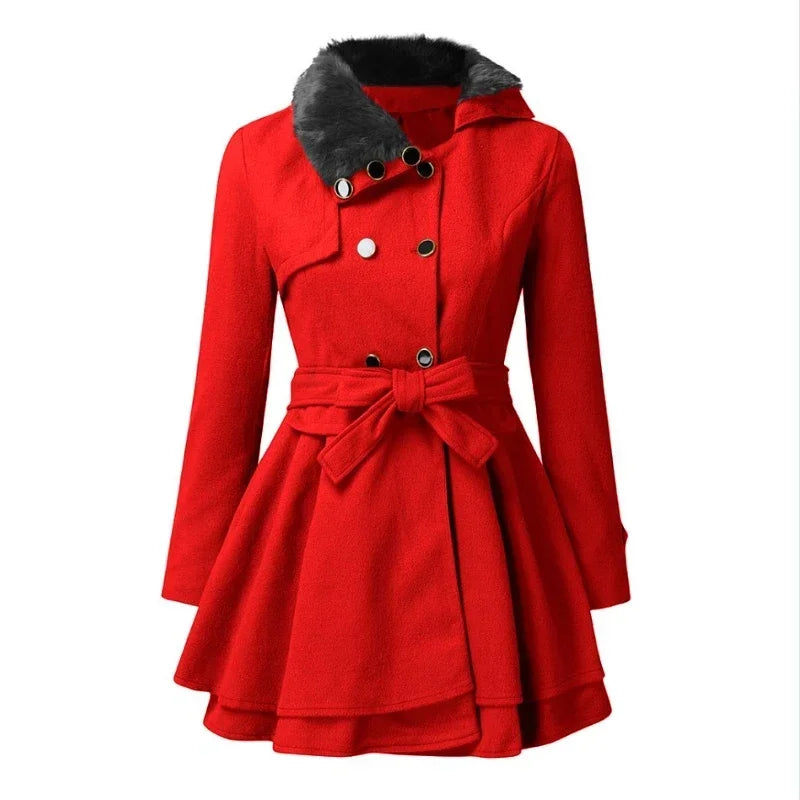 Marlowe | Women's Double-Breasted Belted Winter Coat