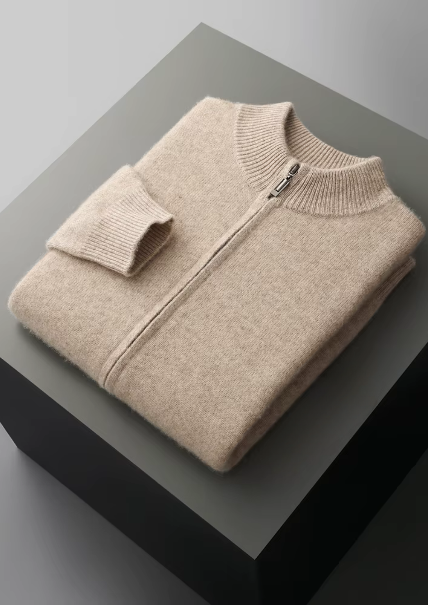 Men's Extra-Fine Zip Cardigan & Jogger Set