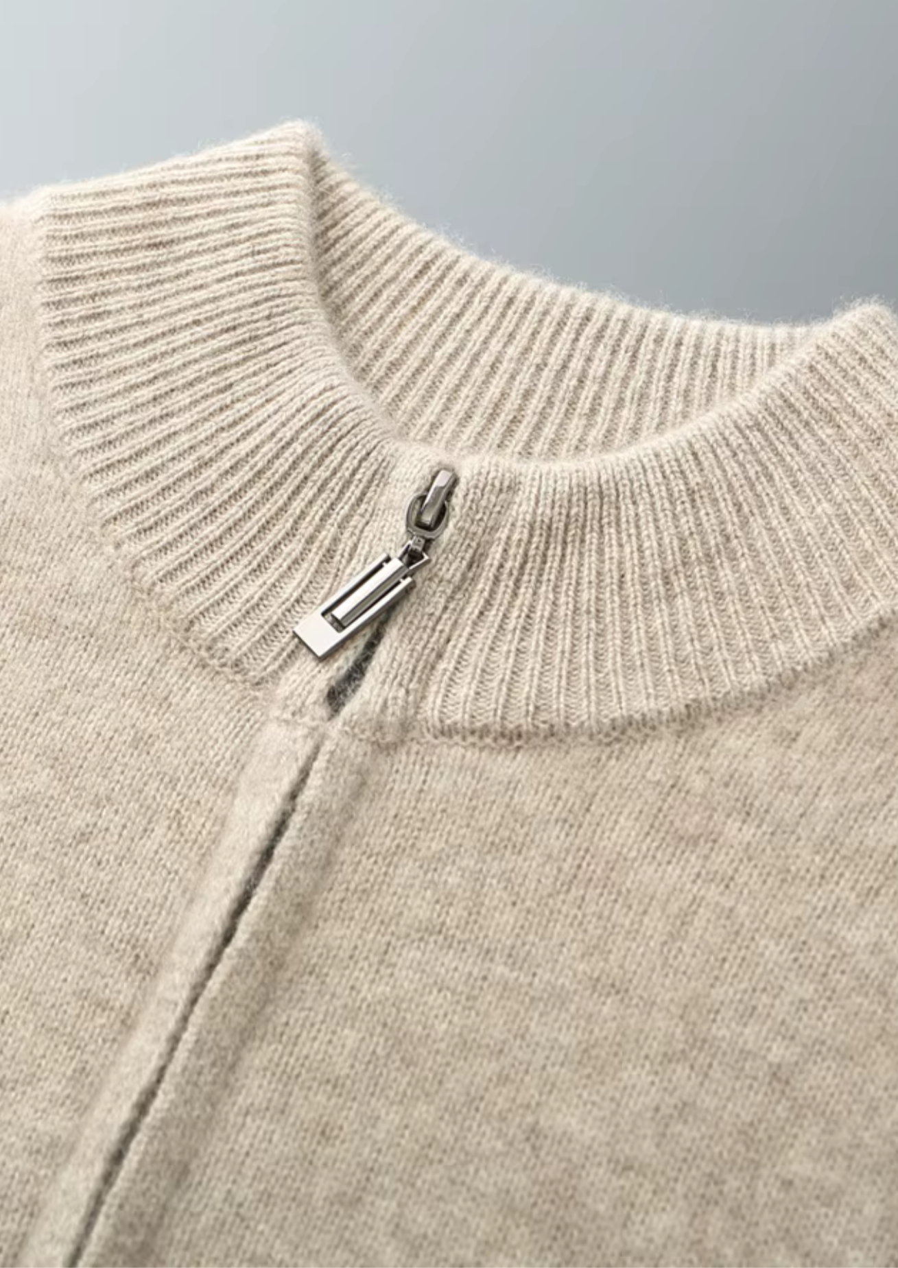 Men's Extra-Fine Zip Cardigan & Jogger Set