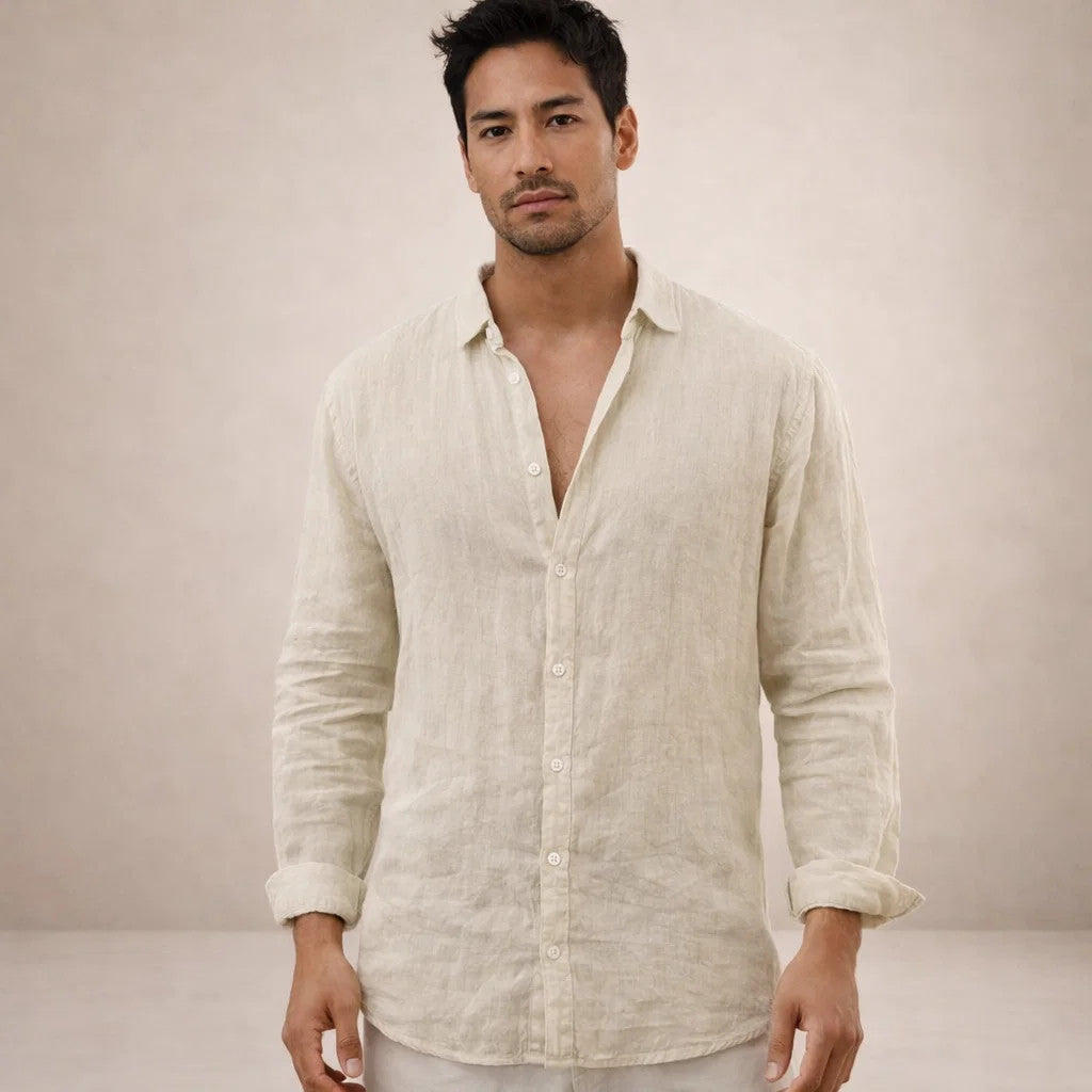 Alfie | Men's Open Collar Casual Summer Shirt