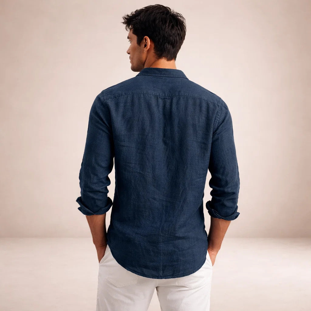 Alfie | Men's Open Collar Casual Summer Shirt