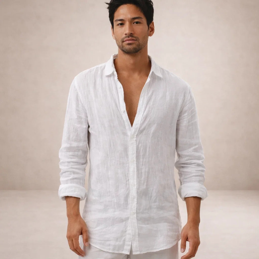 Alfie | Men's Open Collar Casual Summer Shirt