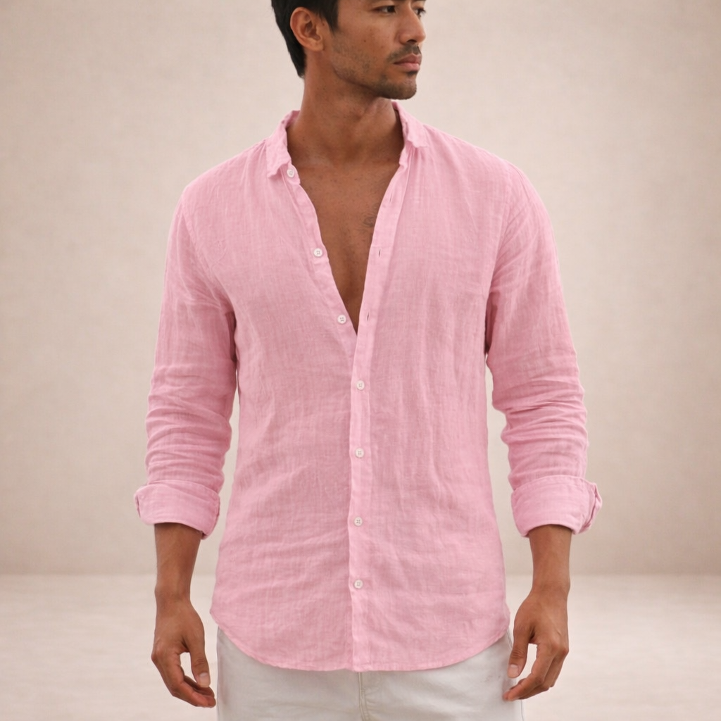 Alfie | Men's Open Collar Casual Summer Shirt